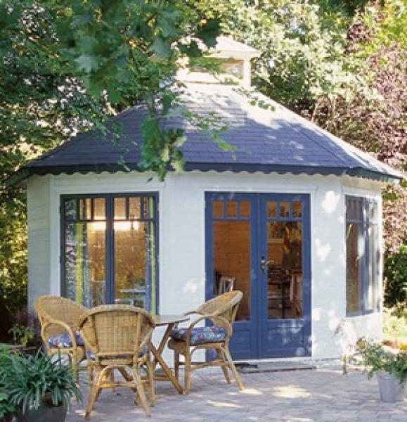 4.0m Lugarde Prima Royal Garden Octagonal Summerhouse - Click Image to Close