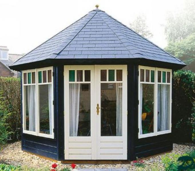 4.0m Lugarde Prima "Grand 4" Octagonal Summerhouse - Click Image to Close